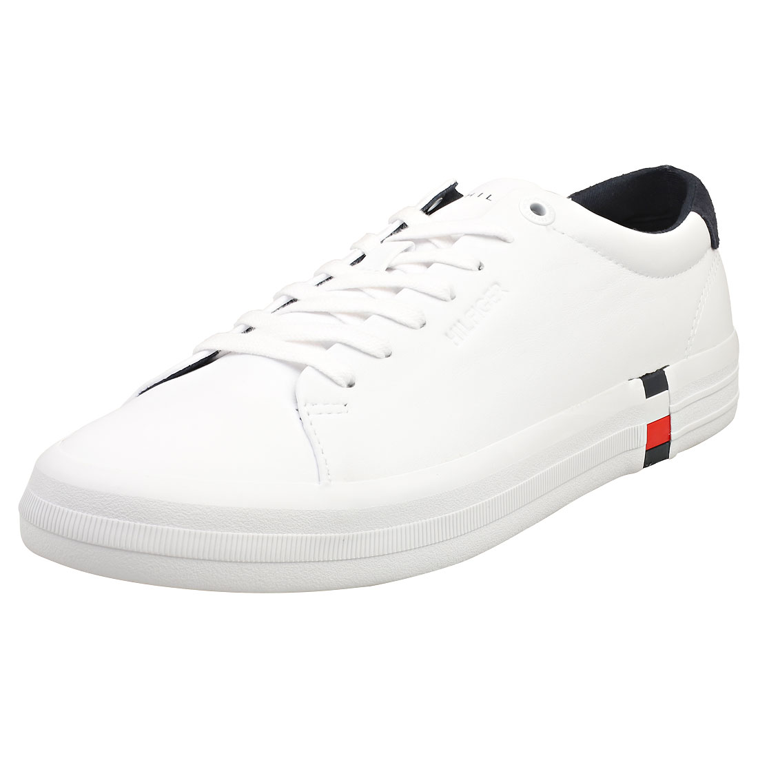 Tommy Hilfiger Premium Corporate Vulc Mens White Leather Fashion ...