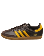 adidas Samba Og Mens Casual Trainers in Brown Yellow