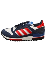adidas Zx 600 Mens Fashion Trainers in Navy Red White