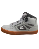 DC Shoes PURE HIGH-TOP WC Men Skate Trainers in Grey White