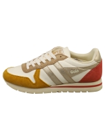 Gola Daytona Quadrant Womens Fashion Trainers in Off White Sun