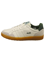 Gola Eagle 86 Mens Casual Trainers in Off White Green