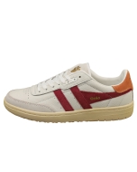 Gola Falcon Womens Fashion Trainers in White Cerise