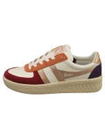 Gola Grandslam Quadrant Womens Fashion Trainers in Off White Cerise