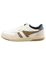 Gola HAWK Men Casual Trainers in White Tabacco Navy