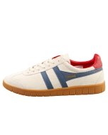 Gola HURRICANE Men Casual Trainers in Off White Moonlight Red Gum