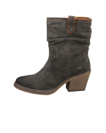 Mustang SIDE ZIP HEEL Women Ankle Boots in Dark Grey