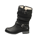 Mustang SIDE ZIP LOW HEEL Women Ankle Boots in Black