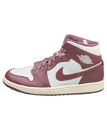 Nike AIR JORDAN 1 MID Women Fashion Trainers in Platinum Mauve