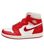 Nike AIR JORDAN 1 RETRO HI Women Fashion Trainers in White Red