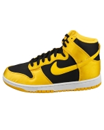 Nike DUNK HIGH Women Fashion Trainers in Black Yellow