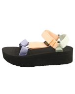 Teva FLATFORM UNIVERSAL Women Walking Sandals in Sherbert Multi