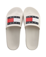 Tommy Jeans FLAG POOL Women Slide Sandals in Ecru