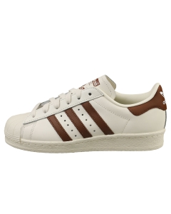 adidas SUPERSTAR 82 Women Fashion Trainers in White Brown