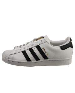 adidas SUPERSTAR Men Classic Trainers in White Black