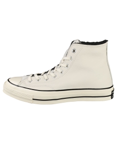 Converse Chuck 70 Hi Unisex Fashion Trainers in Egret Black