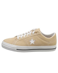 Converse ONE STAR PRO OX Unisex Casual Trainers in Oat Milk