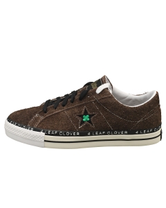 Converse One Star Pro Ox X Patta Unisex Casual Trainers in Java Olive