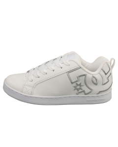 DC Shoes COURT GRAFFIK Women Skate Trainers in White Silver