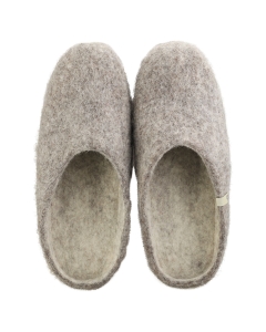 egos copenhagen SLIPPER NATURAL GREY Unisex Slippers Shoes in Natural Grey