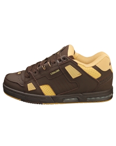 Globe SABRE Men Skate Trainers in Dark Oak Curry