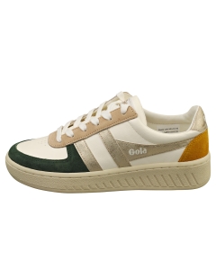 Gola Grandslam Quadrant Womens Casual Trainers in Off White Green