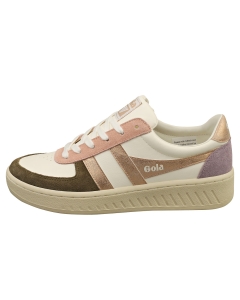 Gola Grandslam Quadrant Womens Fashion Trainers in Off White Multicolour