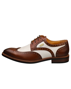 Laura Vita ANDY Men Brogue Shoes in Camel