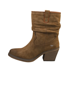 Mustang SIDE ZIP COWBOY Women Ankle Boots in Brown