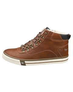 Mustang SIDE ZIP SNEAKER Men Casual Trainers in Cognac