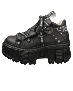 New Rock M-WALL106NSPORT-V3 VEGAN Unisex Platform Boots in Black