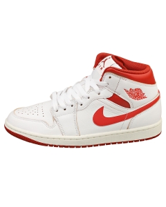 Nike AIR JORDAN 1 MID SE Men Fashion Trainers in White Red