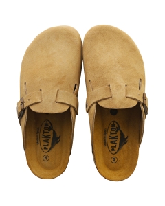 Plakton GIBRALTAR Women Slippers Sandals in Tan