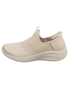 Skechers SLIP-INS ULTRA FLEX 3.0 VEGAN Women Slip On Trainers in Natural