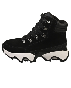 SOREL Kinetic Impact Waterproof Womens Casual Boots in Black White