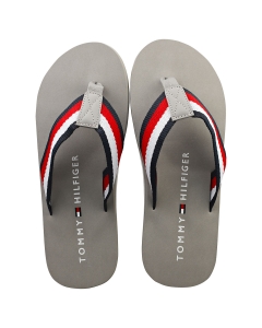 Tommy Hilfiger CORPORATE BEACH Men Flip Flop Sandals in Antique Silver