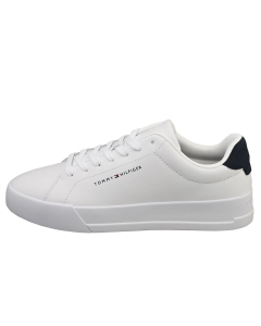 Tommy Hilfiger COURT GRAIN ESSENTIAL Men Casual Trainers in White Navy
