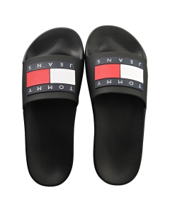 Tommy Jeans POOL Men Slide Sandals in Black