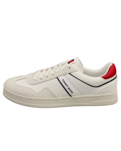 Tommy Jeans RETRO CUPSOLE Men Casual Trainers in White Navy Red