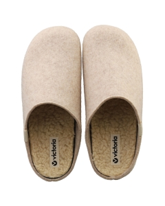 Victoria Tenis Womens Slippers Shoes in Beige