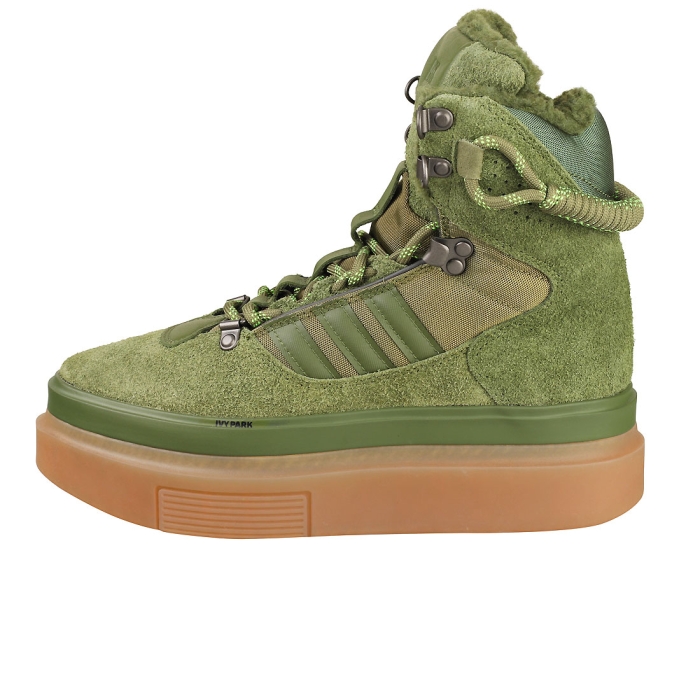 adidas IVY PARK SUPER SLEEK V1 Women Platform Boots in Wild Pine